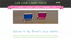 Desktop Screenshot of live-love-laugh-teach.com
