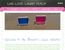 Tablet Screenshot of live-love-laugh-teach.com